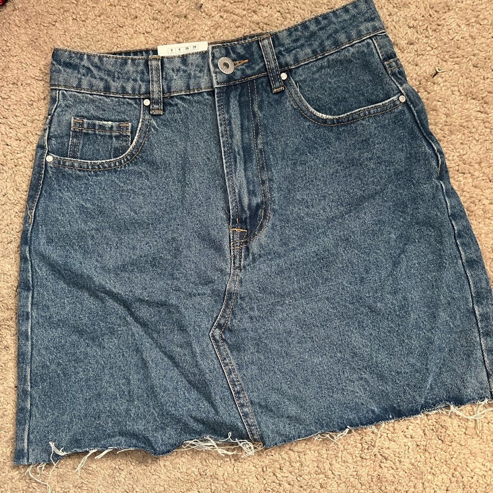 Denim Mini Skirt